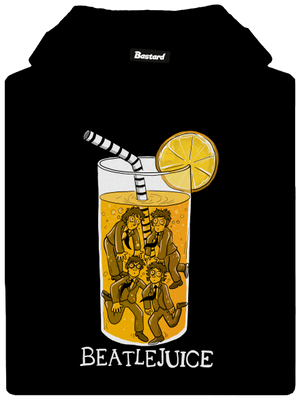 Beatlejuice pánska mikina klokanka Black