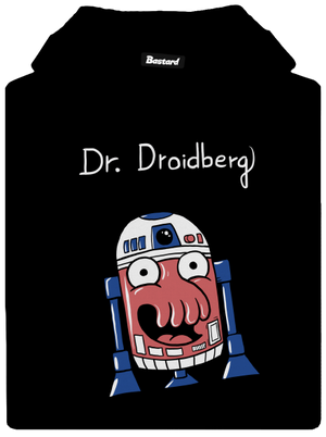Dr. Droidberg dámska mikina klokanka Black