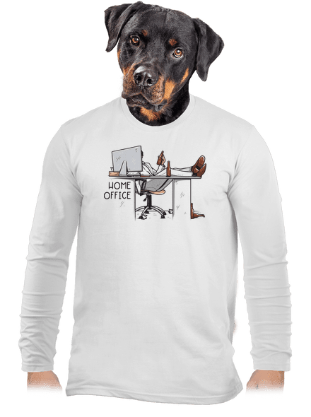 Home Office pánske dlhý rukáv White