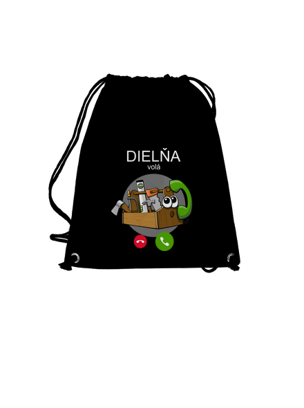Dielňa volá vak Black