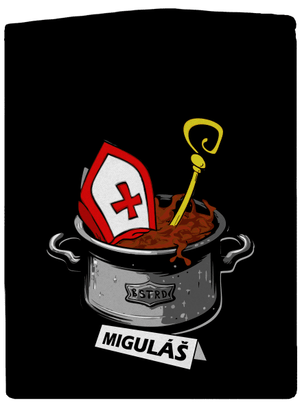 Miguláš dámska mikina na zips Black