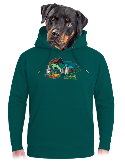 Kocky sú hodené unisex mikina premium Emerald Green