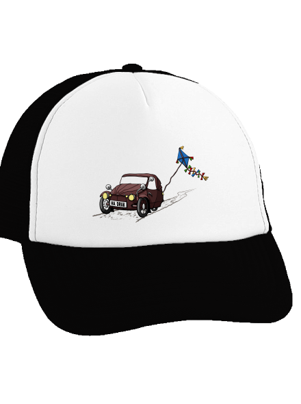 Hadrák šiltovka truckerka Black cap