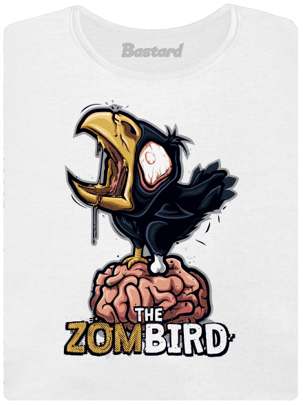 Zombird dámske tričko s lemom White