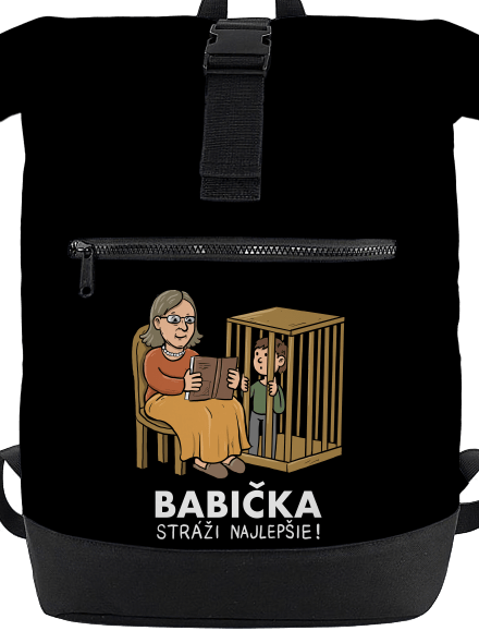 Babička stráži najlepšie batoh Black
