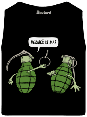 Granáty pánske tielko Black