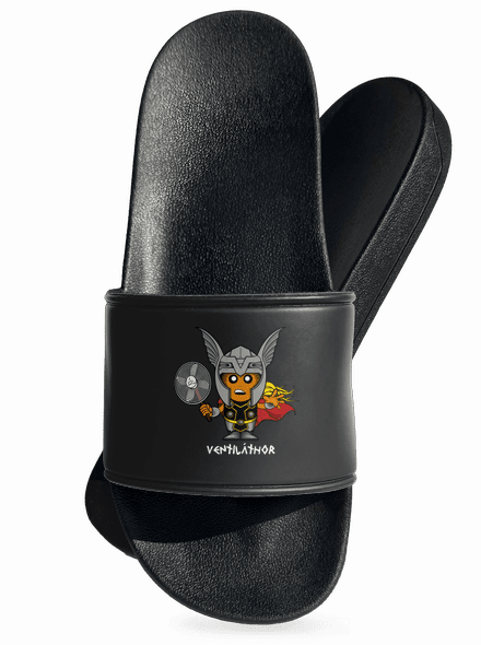 Ventiláthor šľapky Black