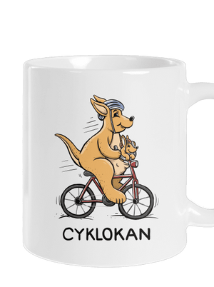 Cyklokan klasický hrnček White