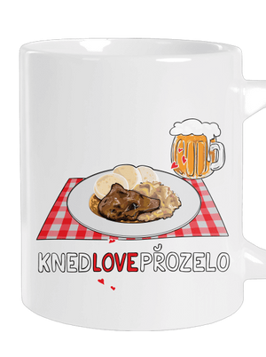 Knedlo vepřo zelo veľký hrnček White