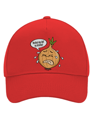 Cibuľa na krúžky šiltovka baseballka Classic Red