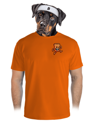 Narodeninové tričko 2025 pánske športové tričko Neon Orange