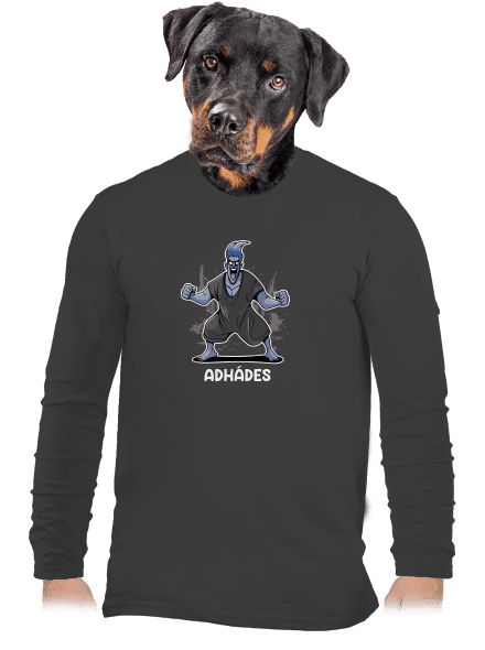Adhádes pánske dlhý rukáv Dark Grey