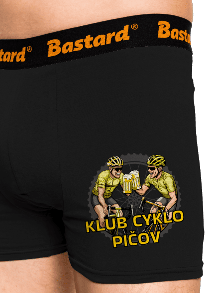 Klub cyklo pičov boxerky Black