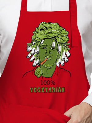 100% vegetarián zástera Red