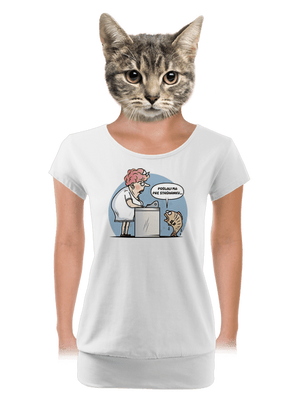 dámske tričko s lemom