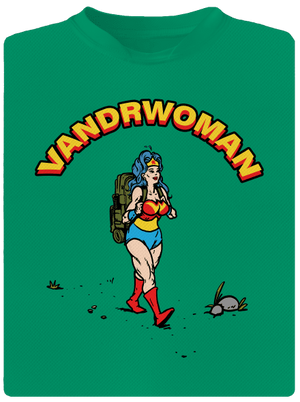 Vandrwoman pánske športové tričko Kelly Green Mal