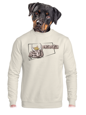 Mačací horoskop: Kozorožec unisex mikina bez kapucne Off White