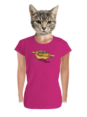 Milujem váľanie dámske tričko prémium Magenta