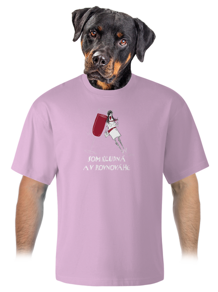 Pokojná rovnováha unisex tričko oversized Orchid