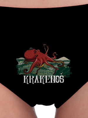 Krakenoš dámske nohavičky Black