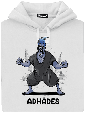 Adhádes dámska mikina klokanka White