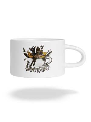 Hafo kafo hrnček makronka White