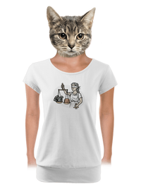 dámske tričko s lemom