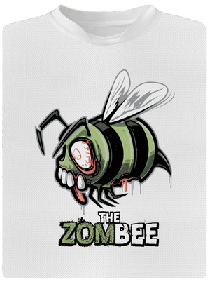 ZomBee pánske športové tričko White
