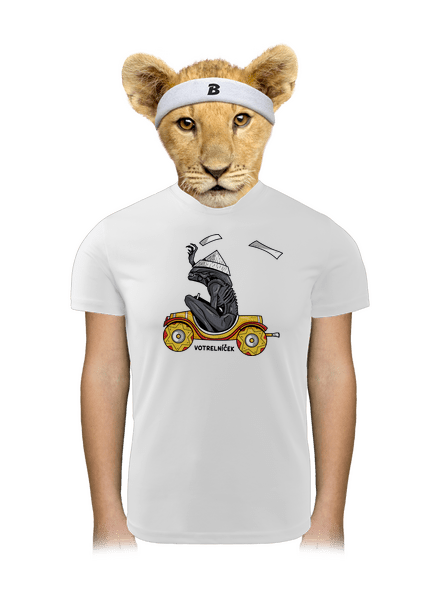 Votrelníček detské športové tričko White