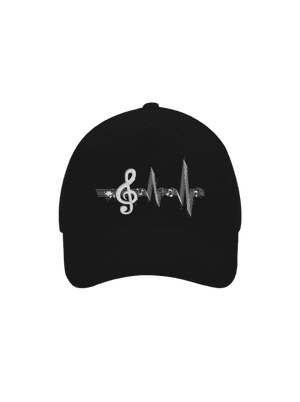 Žijem muzikou šiltovka baseballka Black