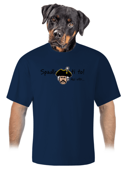 Spadlo ti to unisex tričko oversized Midnight Blue