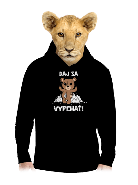 Jdi se vycpat detská mikina klokanka Black