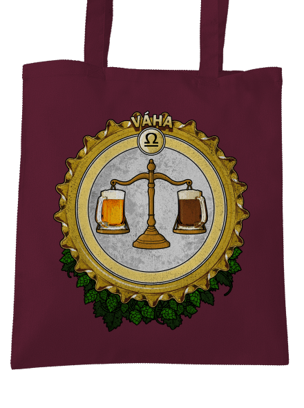 Pivný horoskop: Váha taška Burgundy