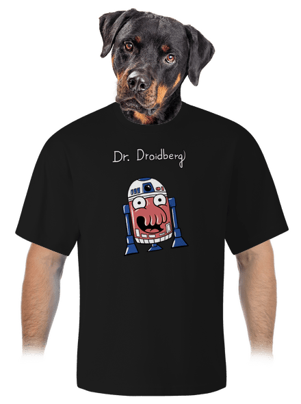 Dr. Droidberg unisex tričko oversized Black