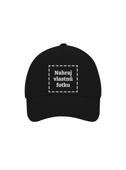 Vlastná potlač šiltovka baseballka Black