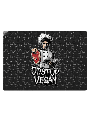 Odstup vegane puzzle White