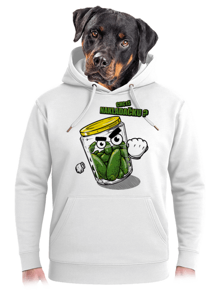 Nakladačka unisex mikina premium Snowwhite