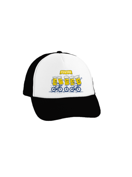 Pivotón šiltovka truckerka Black cap
