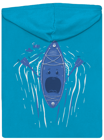 Ahhhh! dámska mikina na zips Blue Atol