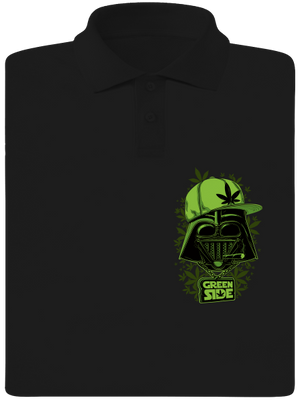 Green Side pánska polokošeľa Black