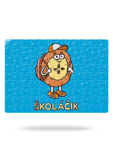 Školáčik puzzle White