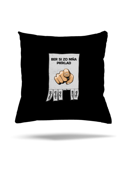 Ber si zo mňa príklad vankúš Black