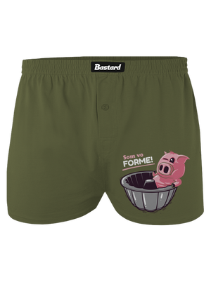 Vo forme pánske trenky Khaki