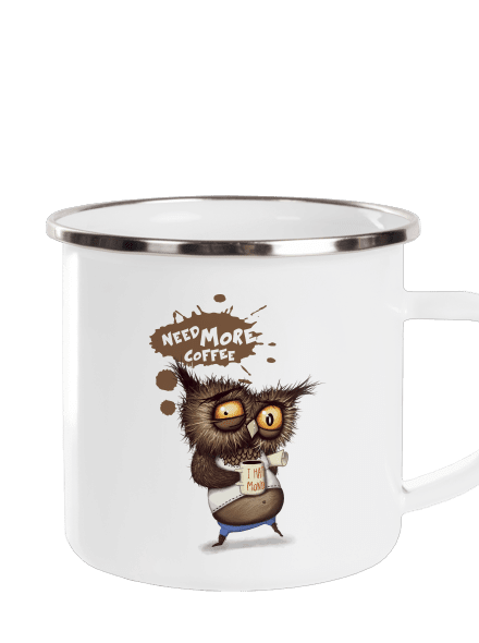 Need more coffee plecháčik White