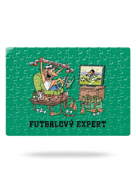 Futbalový expert puzzle White