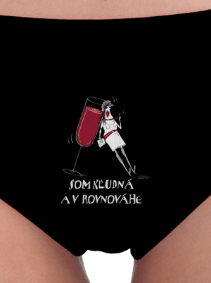 Pokojná rovnováha dámske nohavičky Black