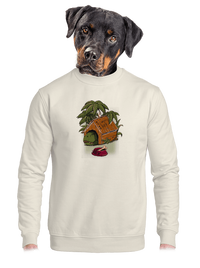 unisex mikina bez kapucne