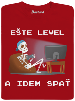 Ešte level pánske tričko Red