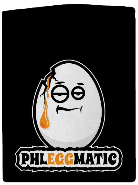 Phleggmatic pánska mikina na zips Black