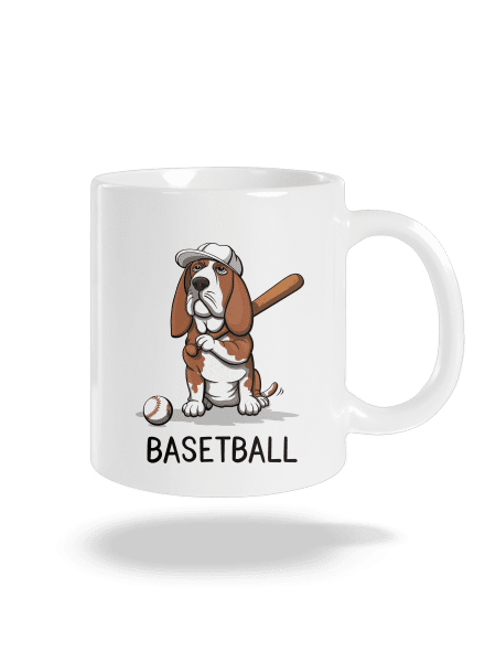 Basetball klasický hrnček White